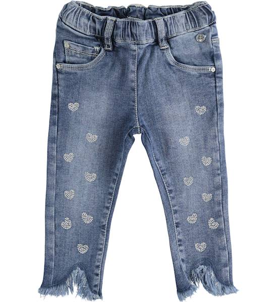 Spodnie DENIM serduszka 3224-7450