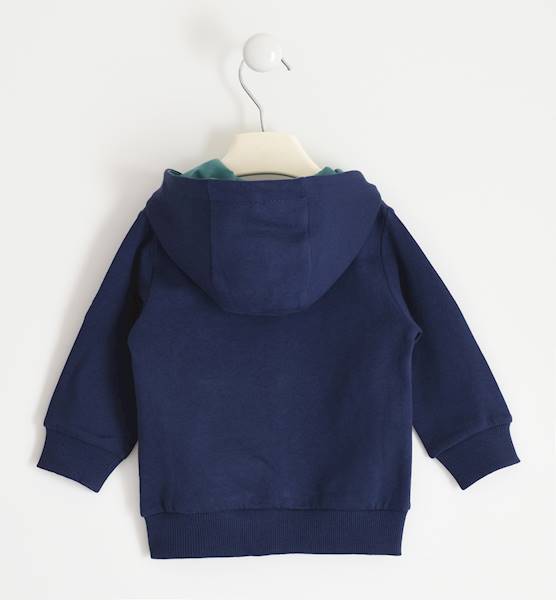 Bluza zielony kaptur  3110-3854