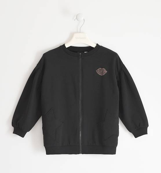 Bluza z ustami dżety  3427-0658