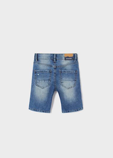 Bermudy denim z przetarciami  6215-74