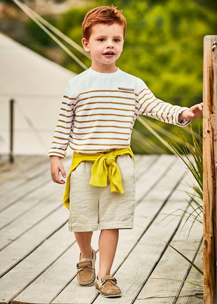 Bermudy len tailoring         3247-52