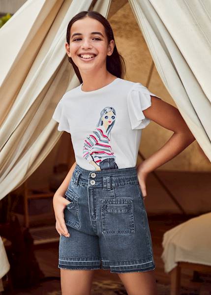 Spodnie krótkie jeans         6222-89