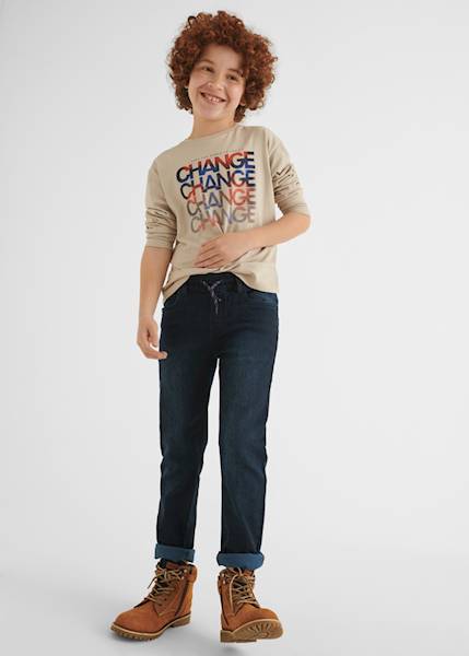 Spodnie soft denim jogger     7583-69