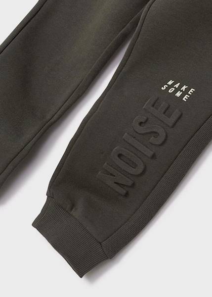 Spodnie ze strukturą embossed 4587-37