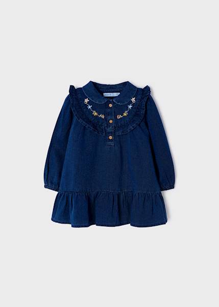 Sukienka denim z haftem       2960-5