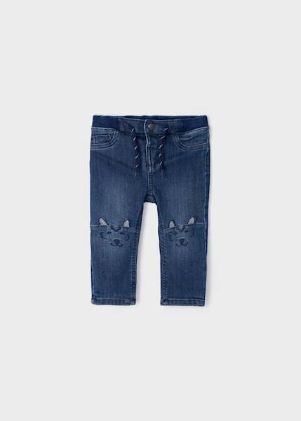 Spodnie denim reg ocieplane   2534-5