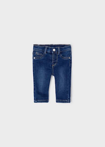 Spodnie długie jeans basic    593-5