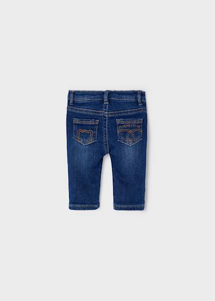 Spodnie długie jeans basic    593-5