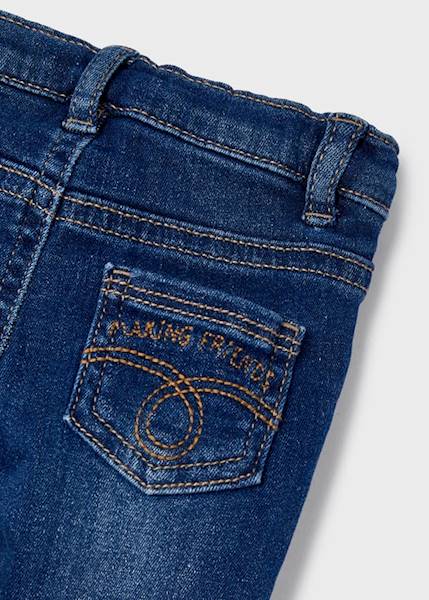 Spodnie długie jeans basic    593-5