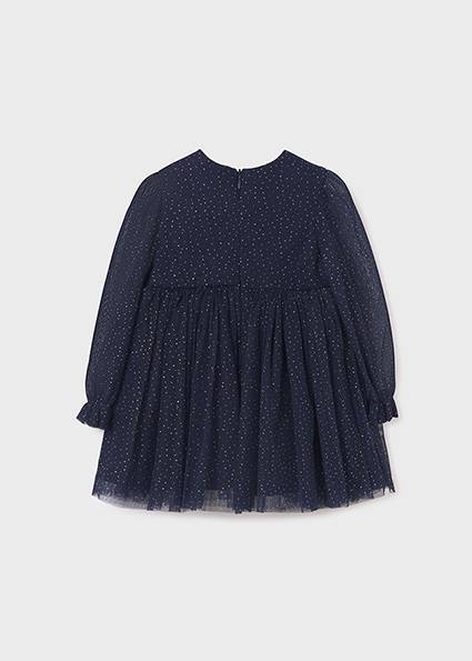 Sukienka z tiulem glitter     5510-4