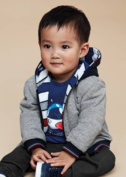 Dwustronna bluza w paski      2445-32