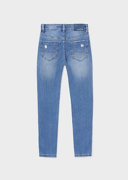 Spodnie denim przetarcia      7522-59