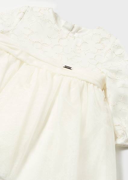 Sukienka haftowany tiul lurex 2855-24