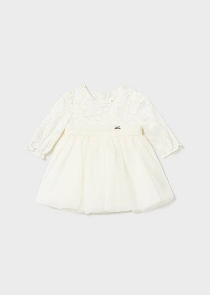 Sukienka haftowany tiul lurex 2855-24