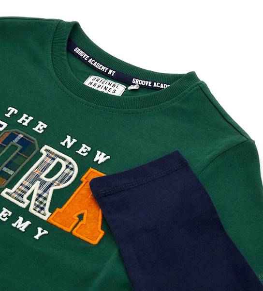 T-shirt DDA2507B-VERDE POLO