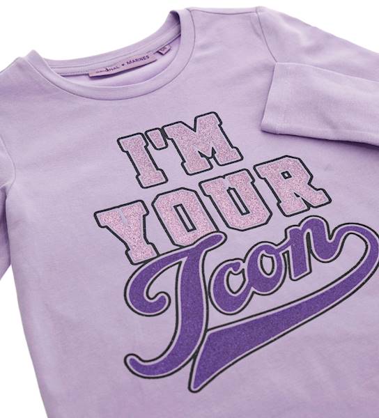 T-shirt DDA3562F-Purple Rose