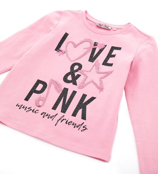 T-shirt DDA3504F-Pink Frosting