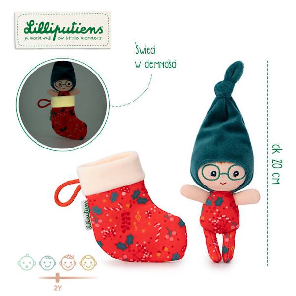 Przytulanka świąteczny elf Merry