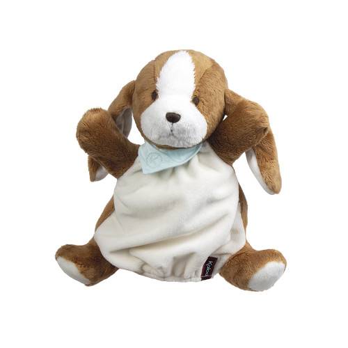 LES AMIS TIRAMISU DOG DOUDOU PUPPET 25CM