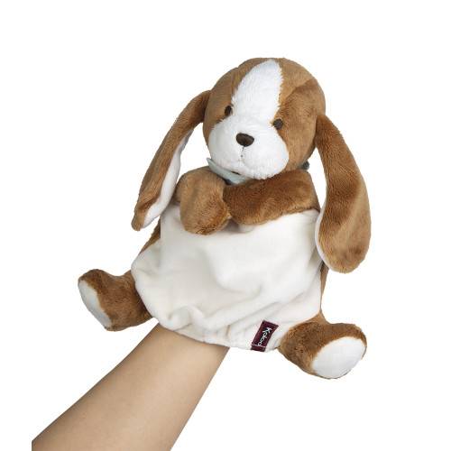 LES AMIS TIRAMISU DOG DOUDOU PUPPET 25CM