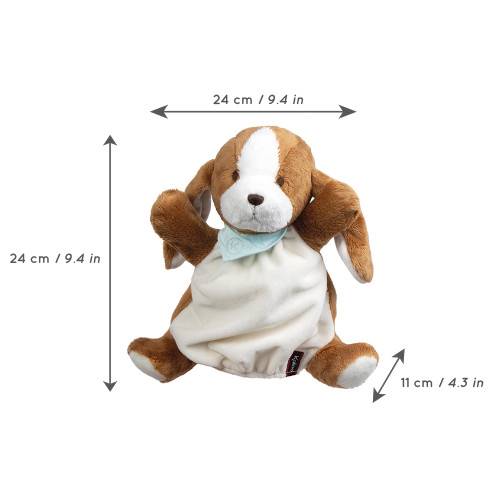 LES AMIS TIRAMISU DOG DOUDOU PUPPET 25CM