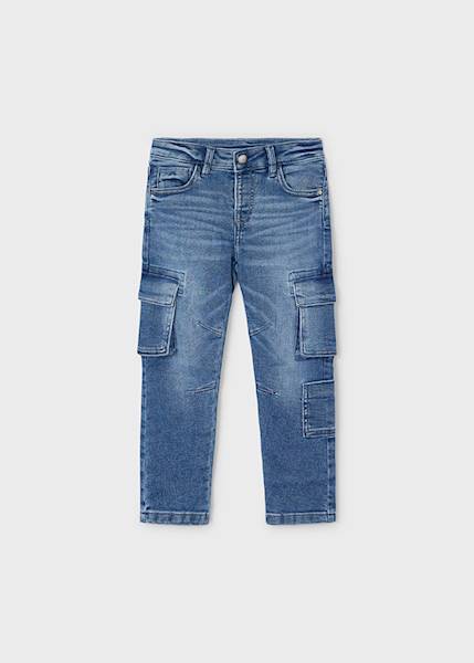 Spodnie cargo denim           4534-34