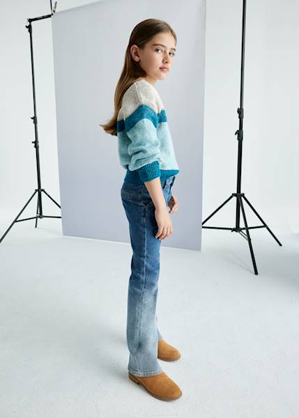 Spodnie jeansowe deep dye     7547-82