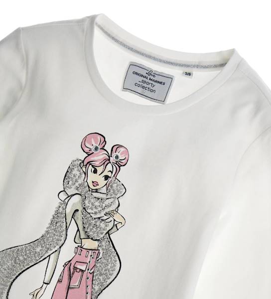 T-shirt DEA3622F-Cloud Dancer