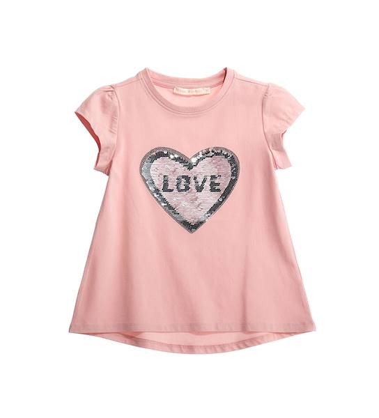 T-shirt DEA3563F-Pink Dolphin