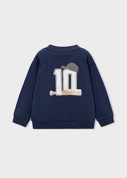 Bluza z printem na plecach    4401-28