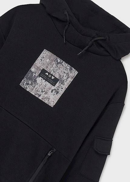 Bluza z motywem kontrastowym  7403-82