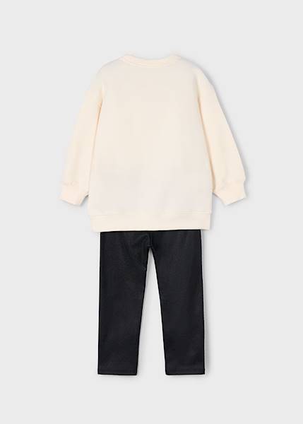 Komplet z bluzą i legginsami  4727-56