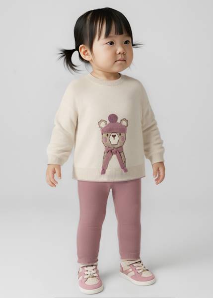 Komplet spodnie długie trykot 2595-79