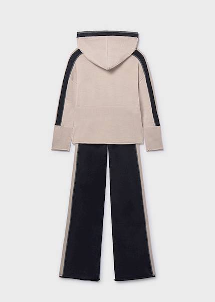 Komplet ze spodniami trykot   7585-19