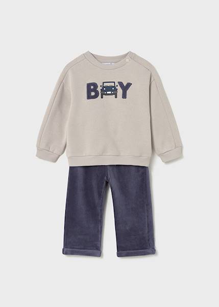 Komplet ze spodniami sztruks  2513-39