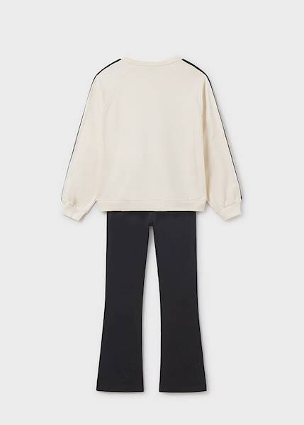 Komplet z legginsami flared   7760-48