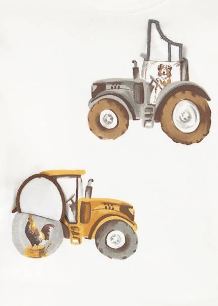 Koszulka d/r "play" traktor   2069-39