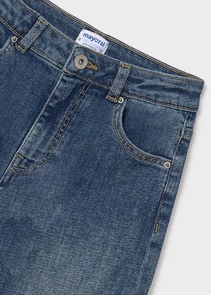 Spodnie długie jeans basic    557-68
