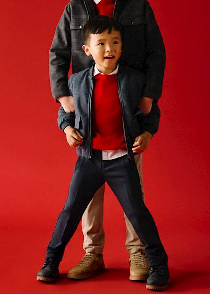 Spodnie typu chinosy interloc 4569-3