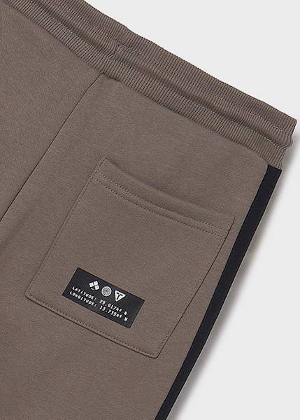 Spodnie z kontrastowym motywe 7565-54