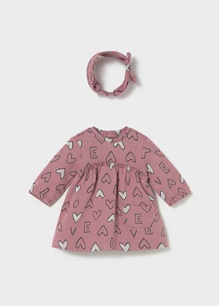 Sukienka i opaska żakard      2825-45