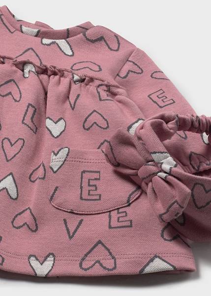 Sukienka i opaska żakard      2825-45