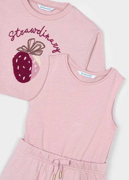 Sukienka dresowa 2-cz.        4927-54