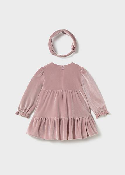 Sukienka aksamitna z opaską   2904-74