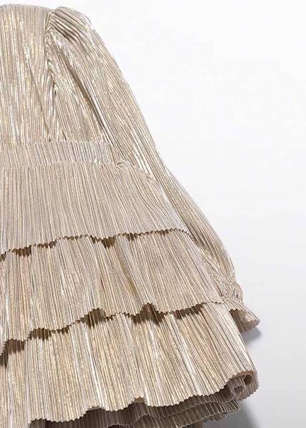 Komplet ze spódnicą plisy     5541-50