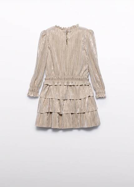 Komplet ze spódnicą plisy     5541-50