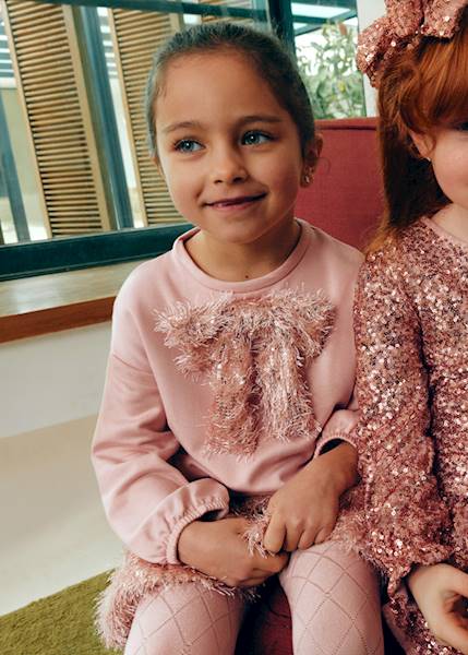 Komplet ze spódnicą cekiny    5539-8