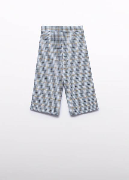 Spodnie culotte krata         5723-4