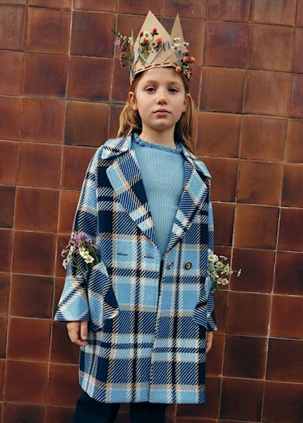 Płaszcz w kratę               5845-4