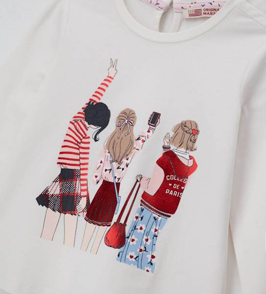 T-shirt DFA1445NF-Gardenia